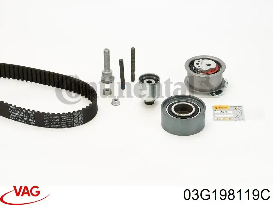 Kit distribución VAG 03G198119C