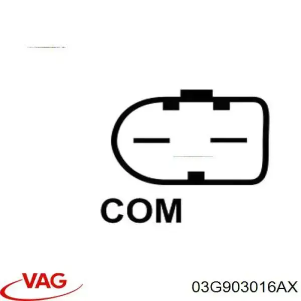 Alternador 03G903016AV VAG