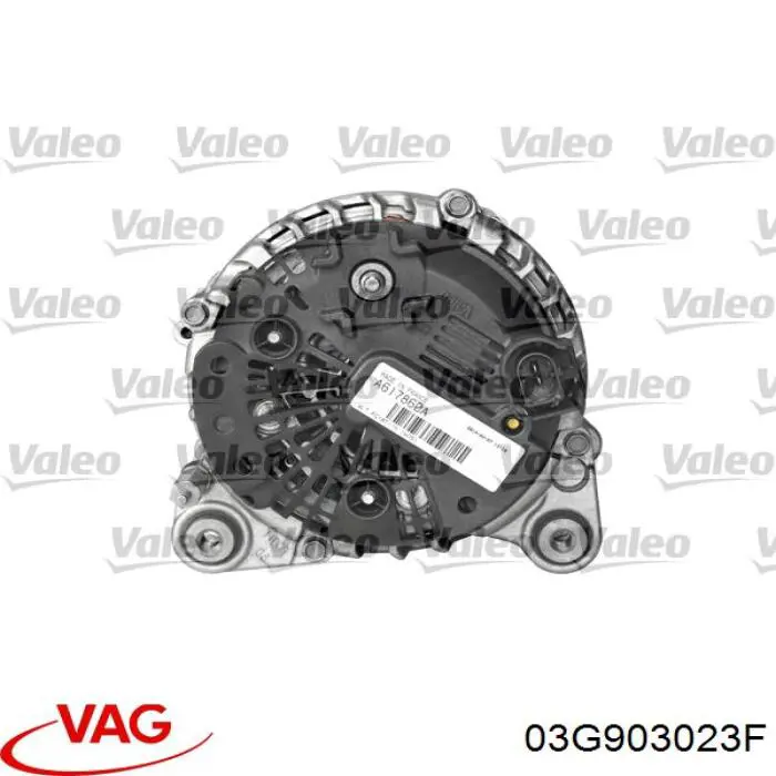 Alternador 03G903023F VAG