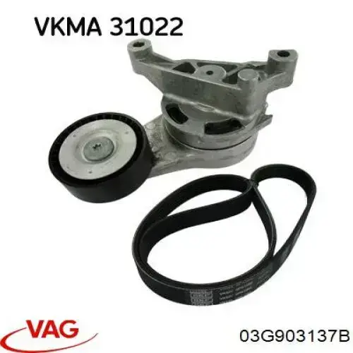 Comprar 03G903137B VAG Correa trapezoidal