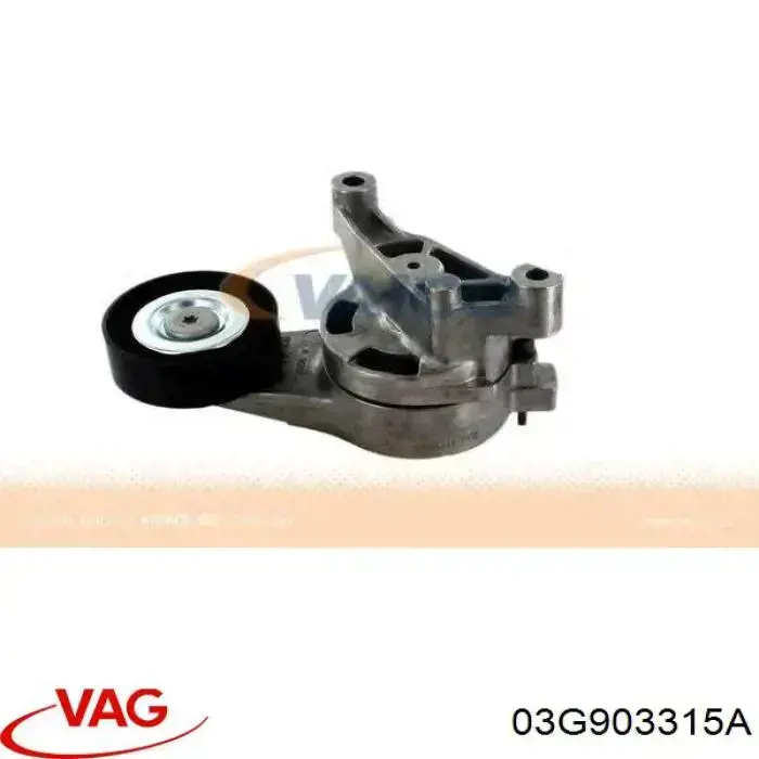 Tensor de la correa trapecial poli v VAG 03G903315A