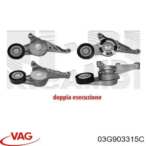 Comprar 03G903315C VAG Tensor de la correa trapecial