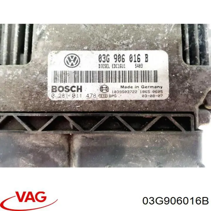 03G906016B VAG Centralina Del Motor