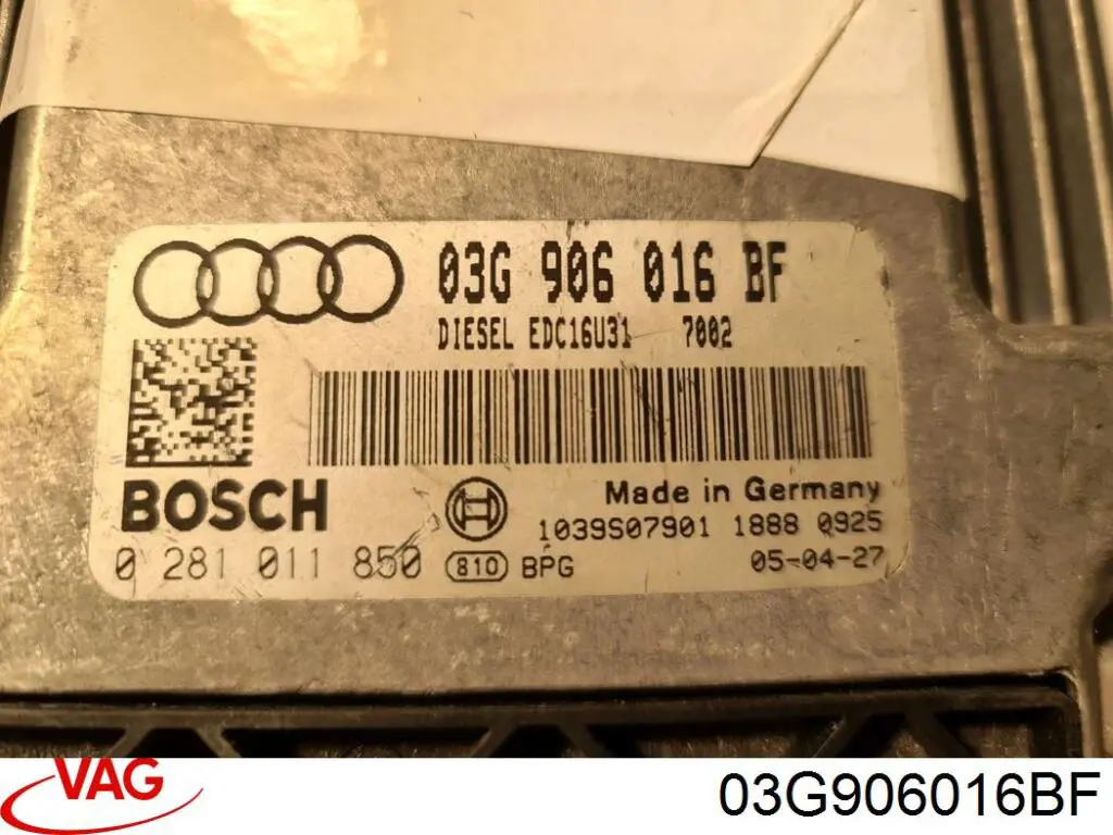 Unidad de control del motor  VAG 03G906016BF precio, desde 140,84 EUR