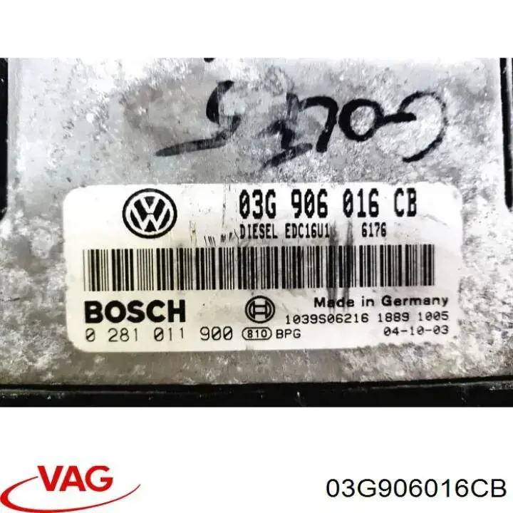Unidad de control del motor  VAG 03G906016CB precio, desde 117,61 EUR