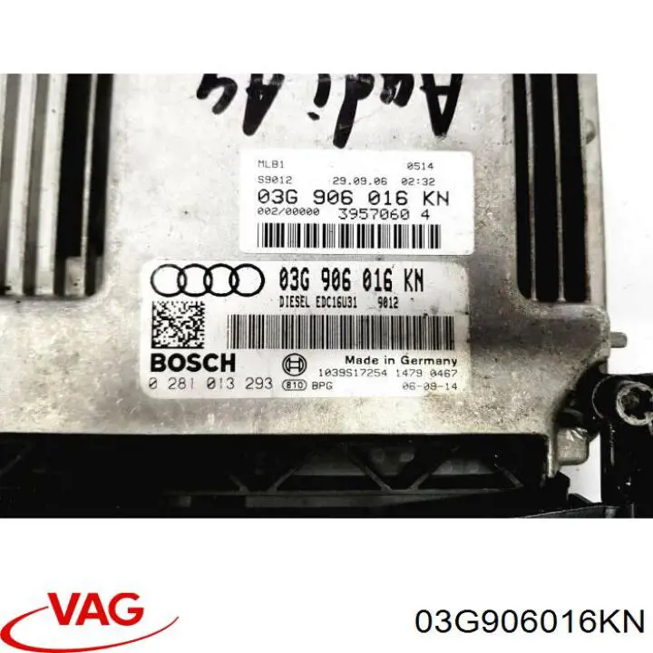 03G906016KN VAG Centralina Del Motor
