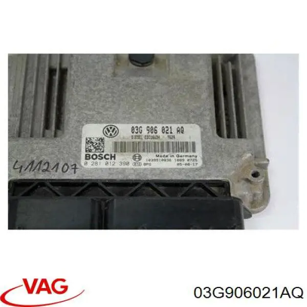 03G906021AQ VAG módulo de control del motor (ecu)