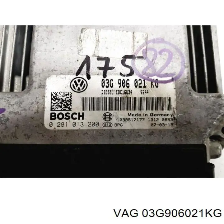 03G906021KG VAG Centralina Del Motor