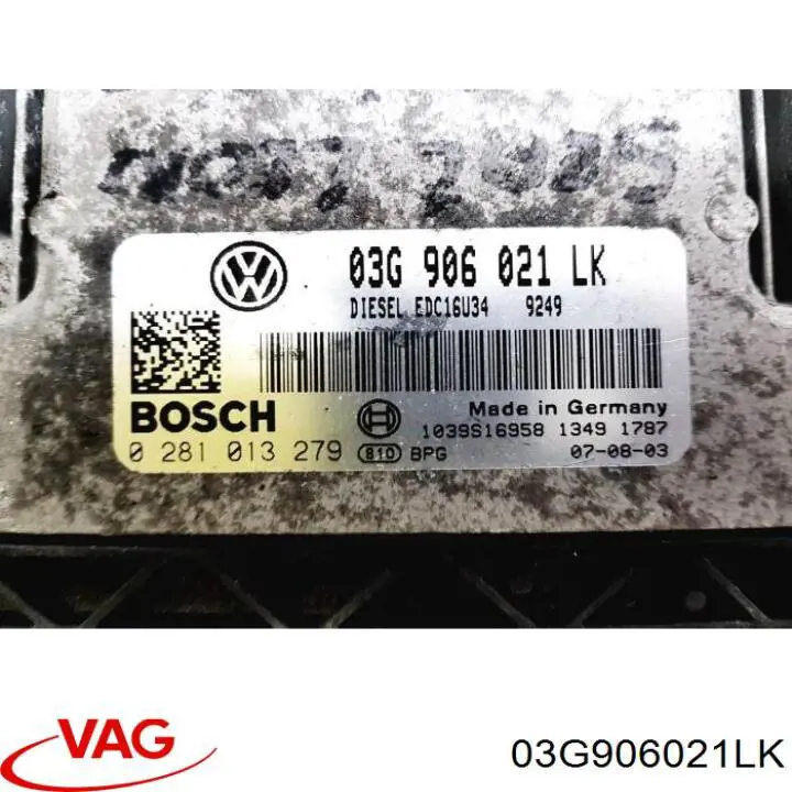 Módulo de control del motor VAG 03G906021LK