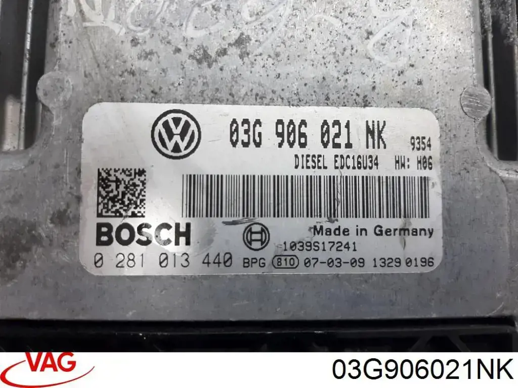 Unidad de control del motor  VAG 03G906021NK precio, desde 161,17 EUR