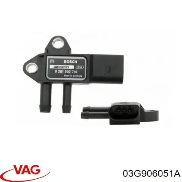 Sensor de presion de escape VAG 03G906051A