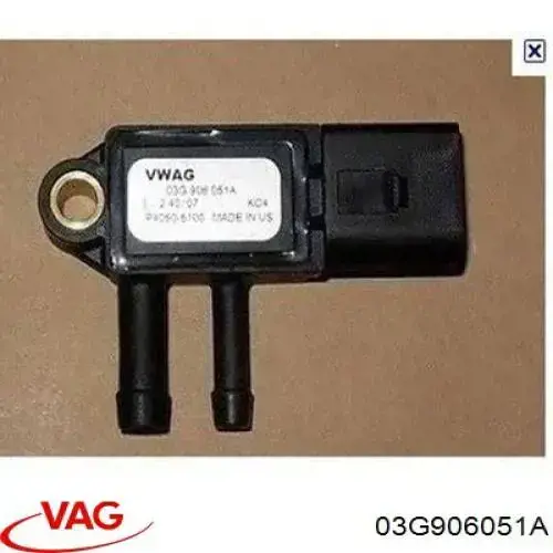 Sensor de presión de gases de escape VAG 03G906051A precio, desde 29,34 EUR