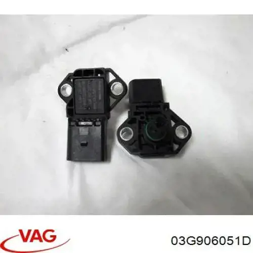 Sensor de presión de sobrealimentación 03G906051D VAG