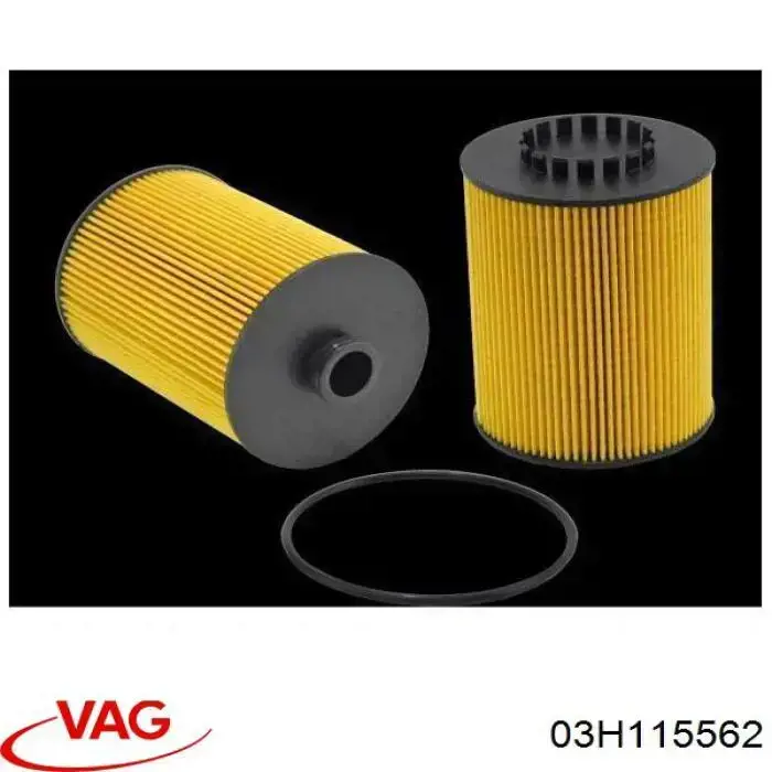 Filtro de aceite VAG 03H115562 precio, desde 8,95 EUR