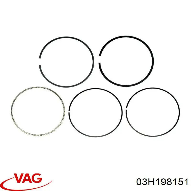 Comprar ALP03H198151 ALP Aros de pistón para 1 cilindro, STD