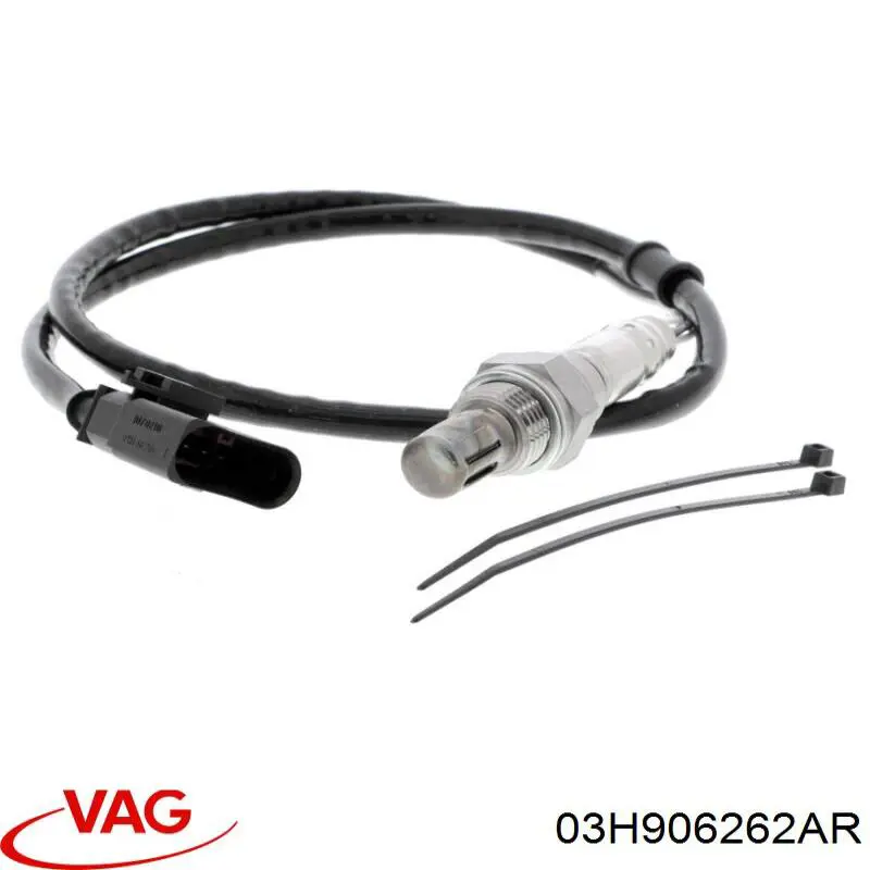 Sonda lambda, sensor de oxígeno después del catalizador derecho 03H906262AR VAG