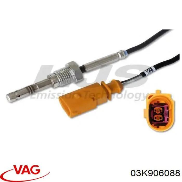 Sensor de temperatura de gases de escape antes de la turbina 03L906088CQ VAG