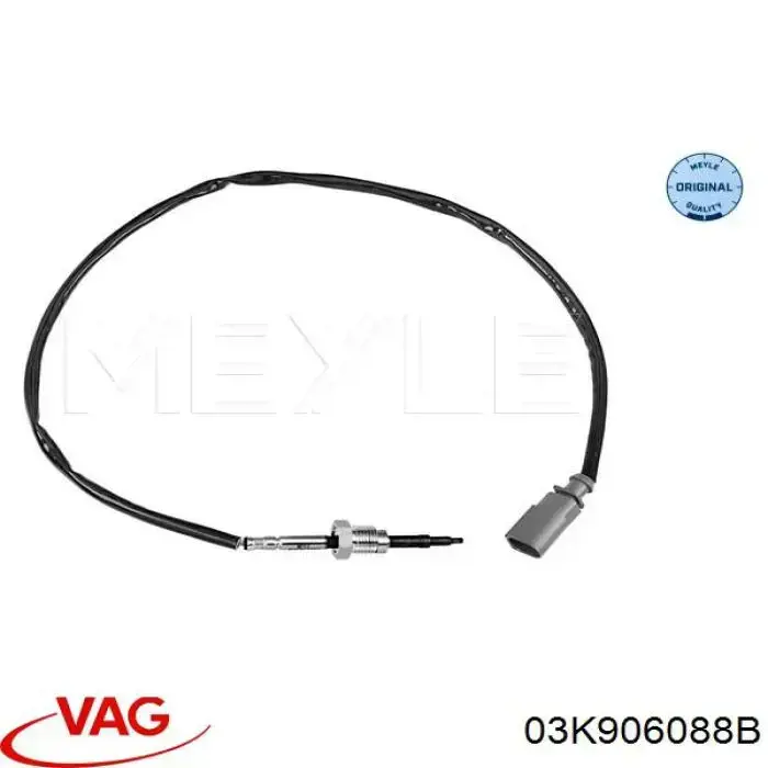 Sensor de temperatura de gases de escape después del filtro de partículas 03K906088B VAG