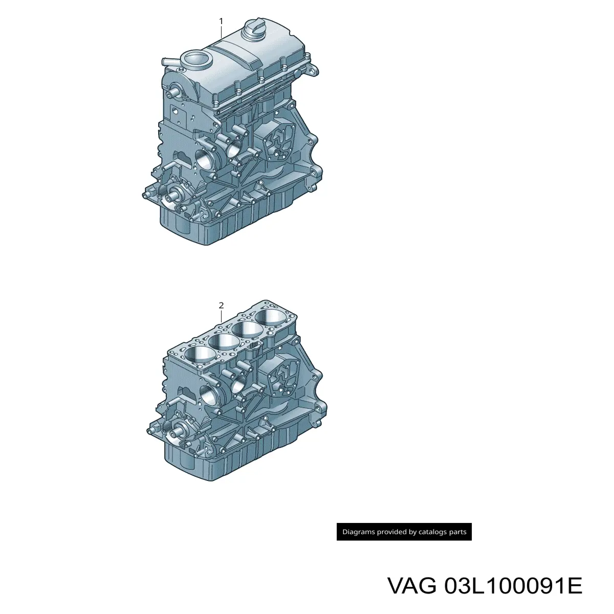 Motor completo 03L100035M VAG