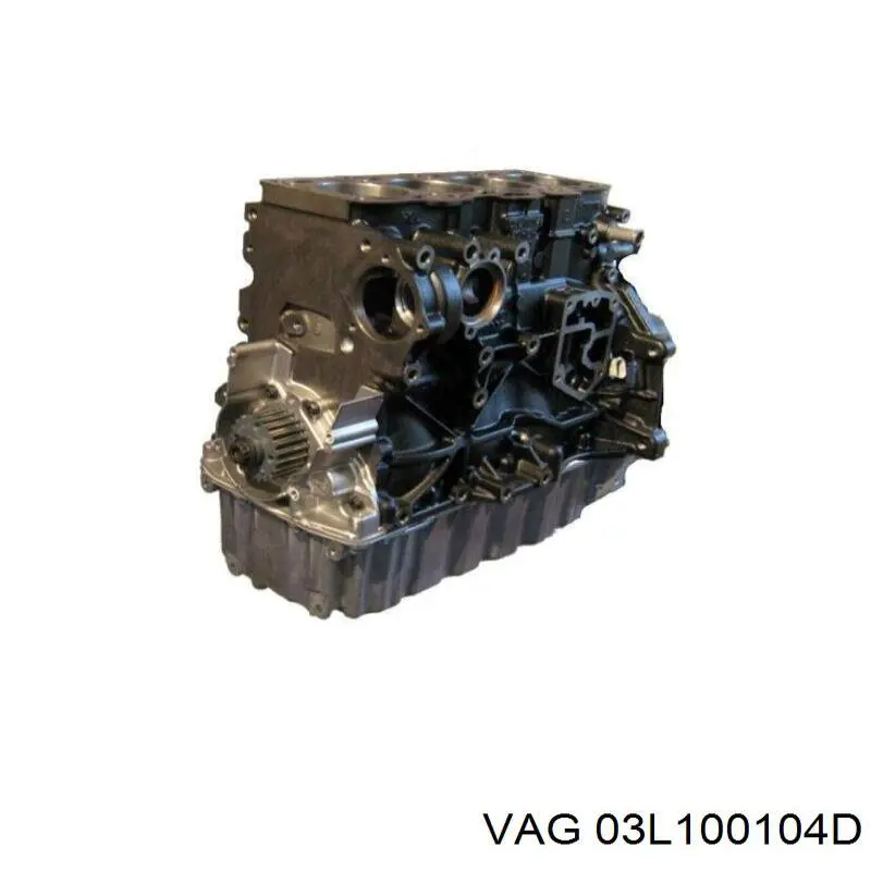 03L100104D VAG Bloque de cilindros del motor