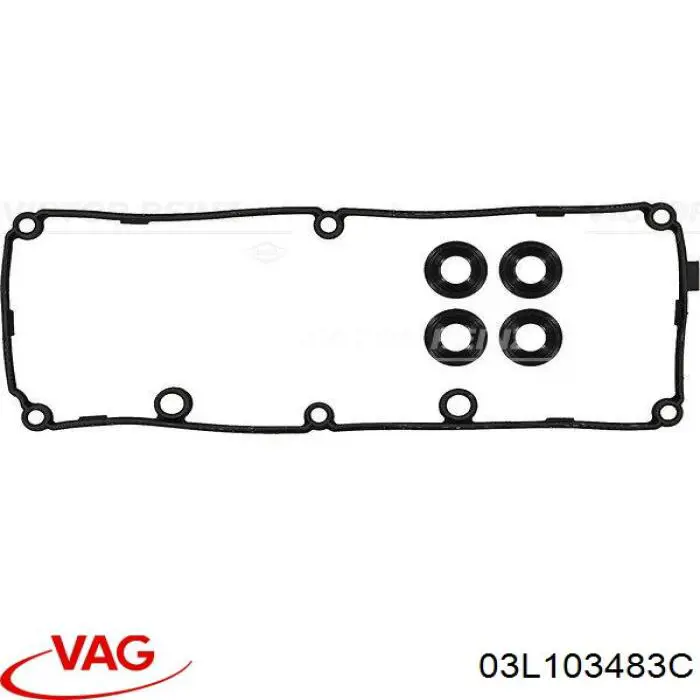 Junta de la tapa de válvulas del motor Volkswagen Tiguan 1 5N1, 5N2
