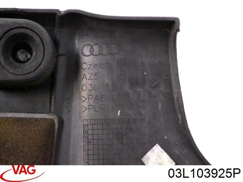 Comprar 03L103925P VAG Tapa motor