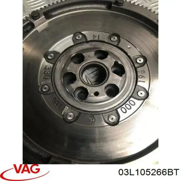 Volante motor 836201 VALEO