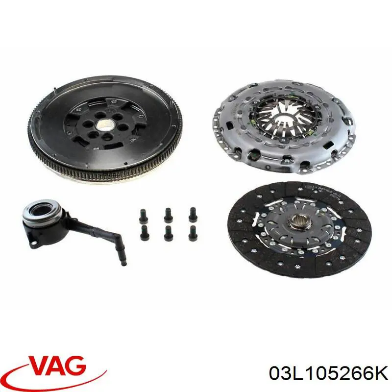 Volante motor 03L105266K VAG