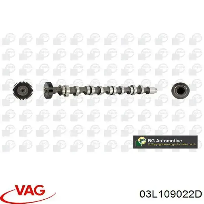 03L109022D VAG Eje de levas de escape