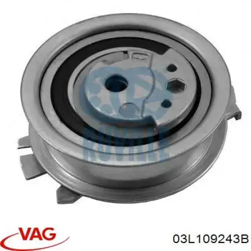 Rodillo, cadena de distribución Audi A6 4G2, 4GC