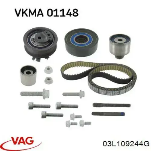 Rodillo intermedio de correa dentada VAG 03L109244G
