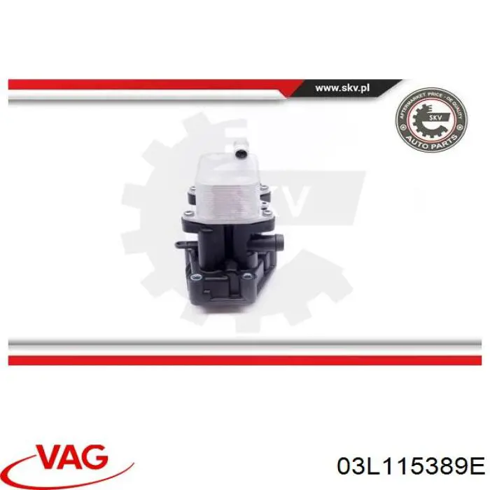 Comprar 03L115389E VAG Portafiltro de aceite