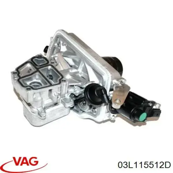 Enfriador de recirculación de gases de escape EGR VAG 03L115512D
