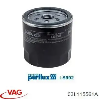 Filtro de aceite 03L115561A VAG
