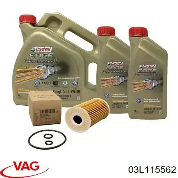 03L115562 VAG filtro de aceite