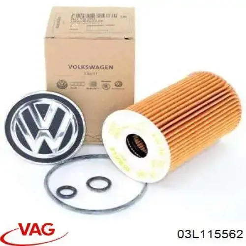 Filtro de aceite 03L115562 VAG