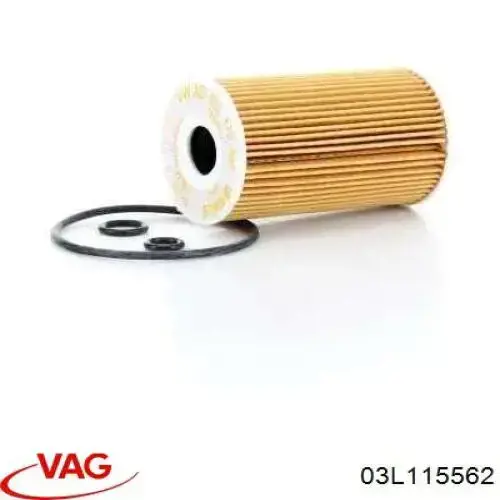 Filtro de aceite 03L115562 VAG