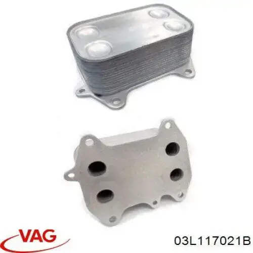 Comprar 03L117021B VAG Radiador de aceite debajo del filtro