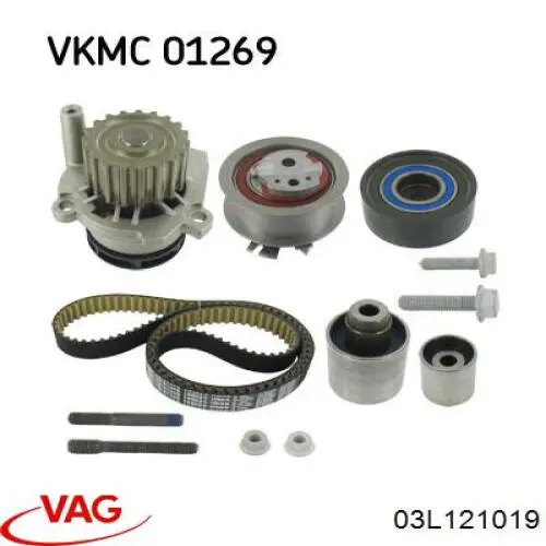 Comprar 03L121019 VAG Bomba de agua para motor