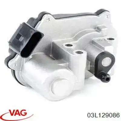 03L129086 VAG Válvula (actuador) del accionamiento de las mariposas del colector de admisión
