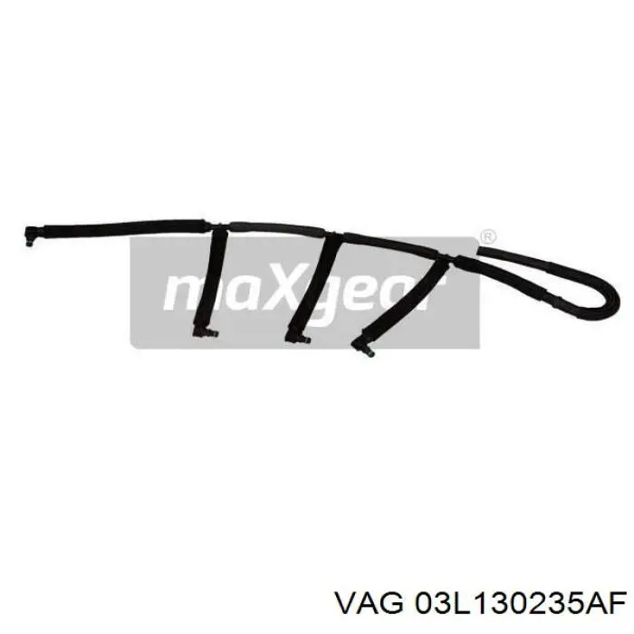 Tubería de retorno de combustible de los inyectores 03L130235AF VAG