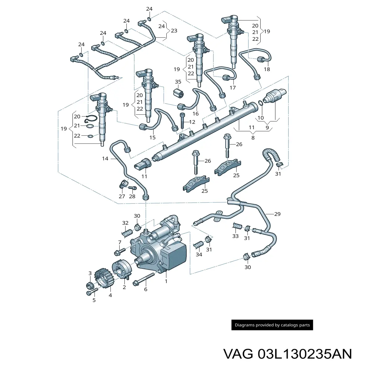 15-0077 Maxgear tubo de combustible atras de las boquillas