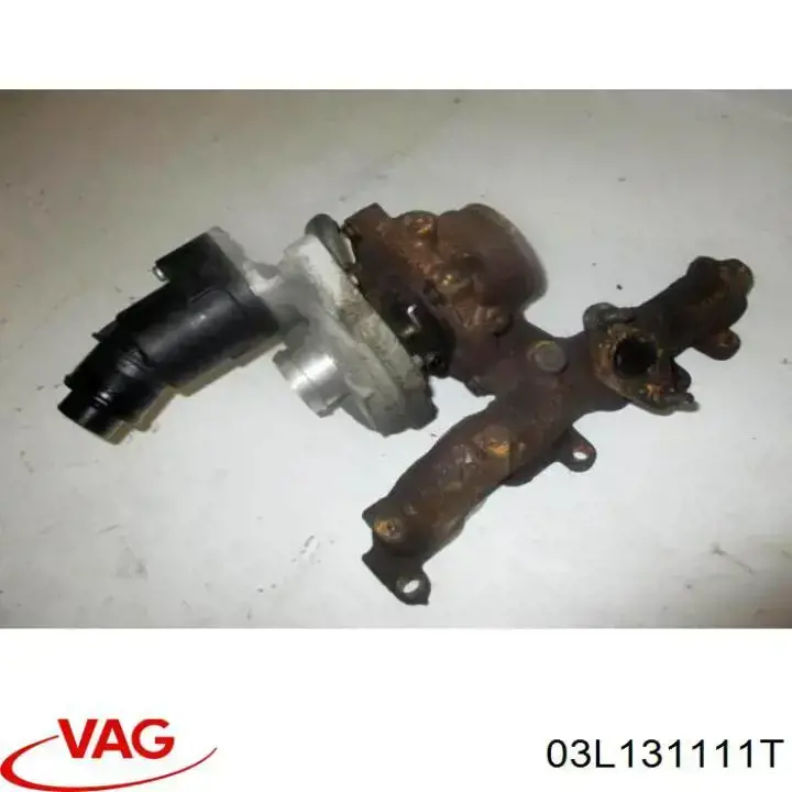 Tubo de escape de la turbina VAG 03L131111T