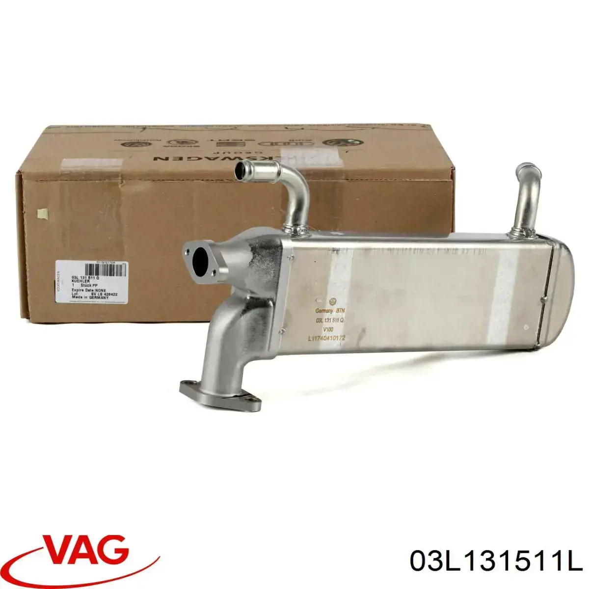 03L131511A VAG Enfriador de recirculación de gases de escape EGR