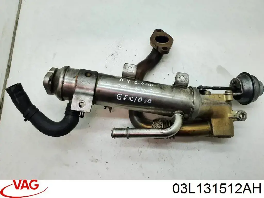 Enfriador de recirculación de gases de escape EGR 03L131512AH VAG