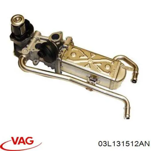 Comprar 03L131512AN VAG Enfriador de recirculación de gases de escape EGR