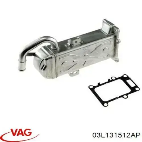 Comprar 03L131512AP VAG Enfriador de recirculación de gases de escape EGR