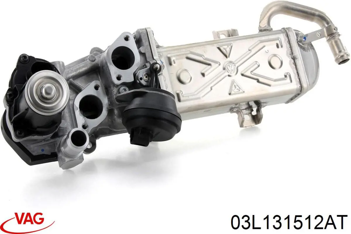 Enfriador de recirculación de gases de escape EGR VAG 03L131512AT