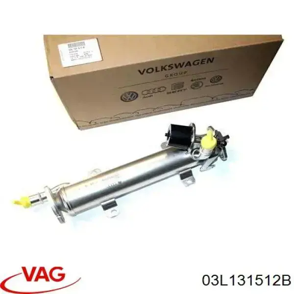 Enfriador de recirculación de gases de escape EGR VAG 03L131512B