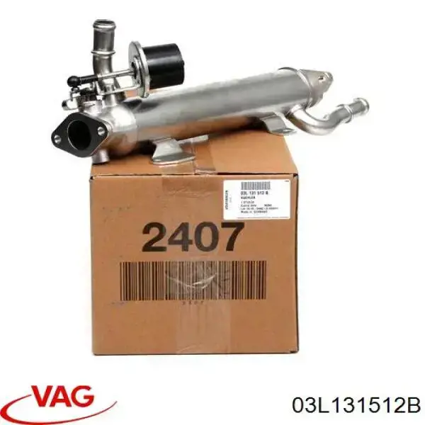 Enfriador de recirculación de gases de escape EGR VAG 03L131512B precio, desde 71,89 EUR